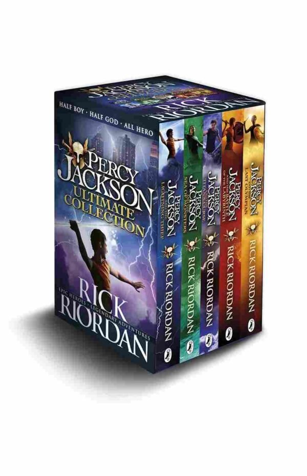 Percy Jackson  Complete Series (Books Combo) by Rick  Riordian