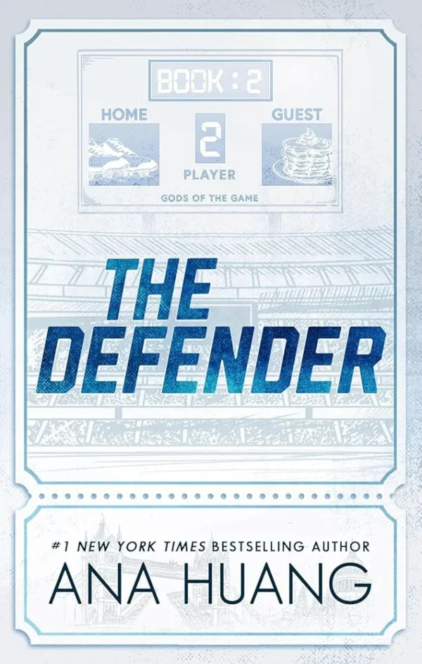 The Defender by Ana Huang + Free Themed Bookmark (Gods of the Game #2)